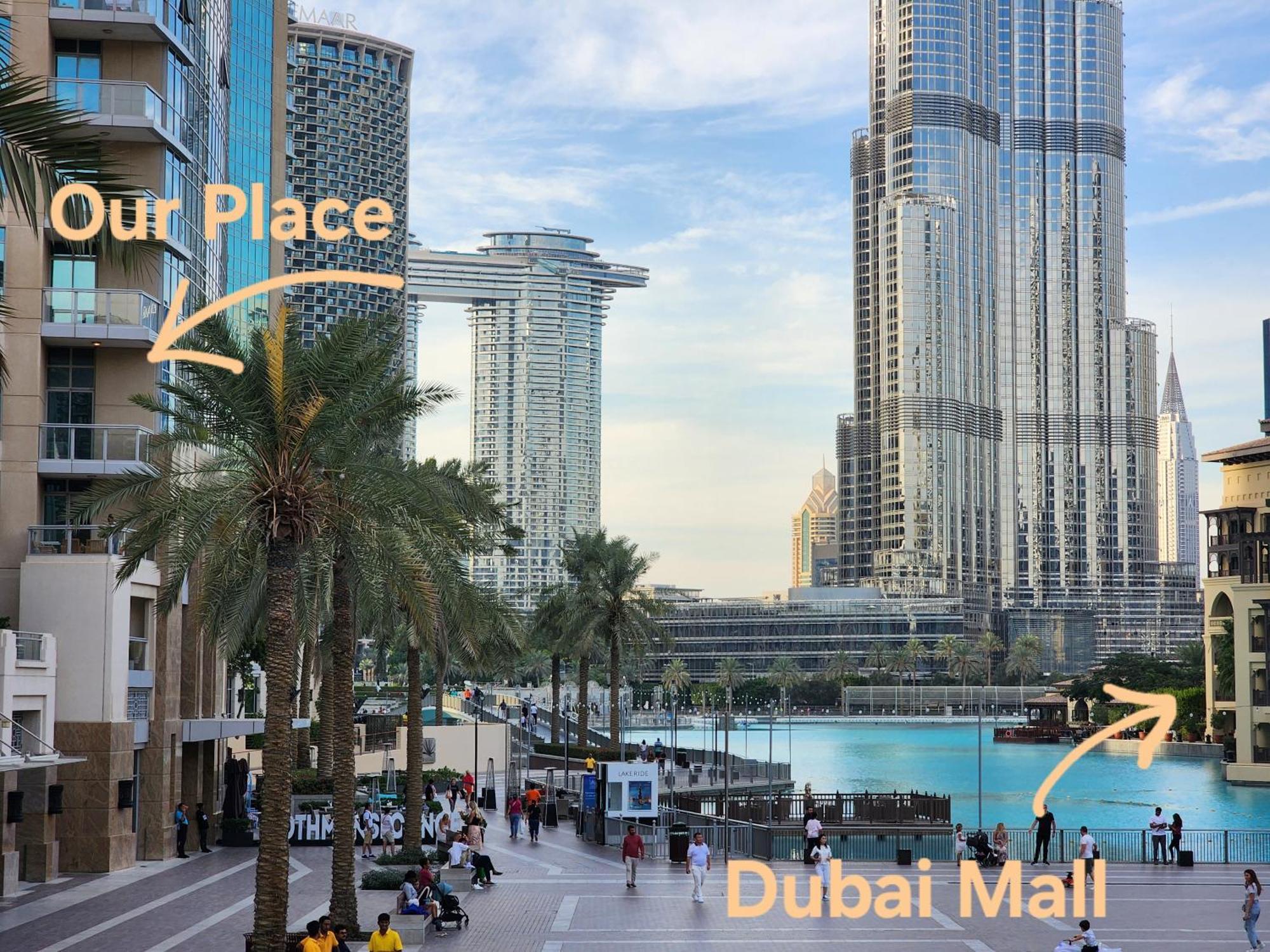 Appartement Downtown Oasis, Burj Khalifa Views, Luxury Amenities à Dubaï Extérieur photo